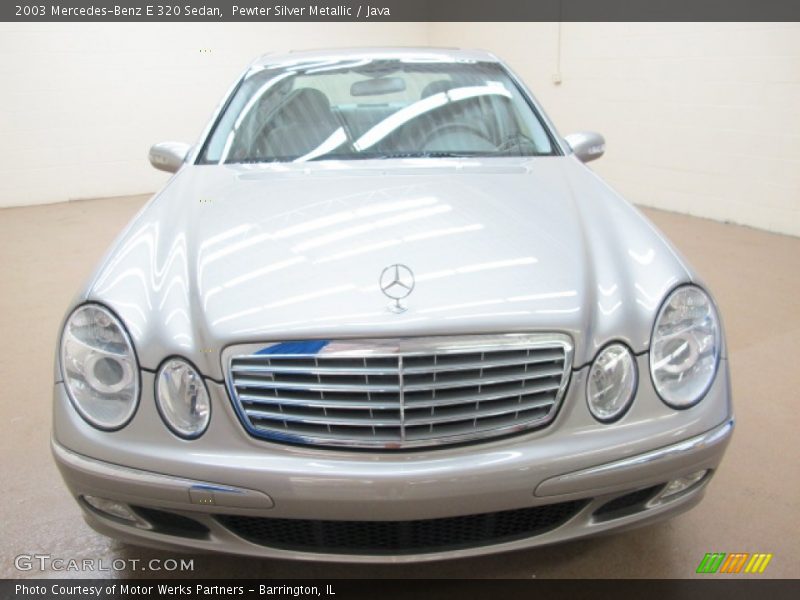 Pewter Silver Metallic / Java 2003 Mercedes-Benz E 320 Sedan