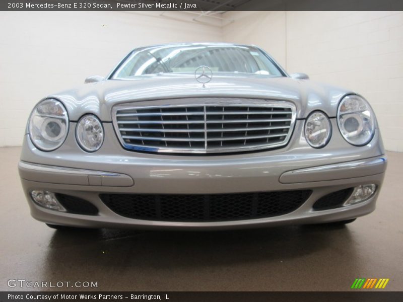 Pewter Silver Metallic / Java 2003 Mercedes-Benz E 320 Sedan
