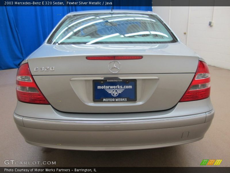 Pewter Silver Metallic / Java 2003 Mercedes-Benz E 320 Sedan