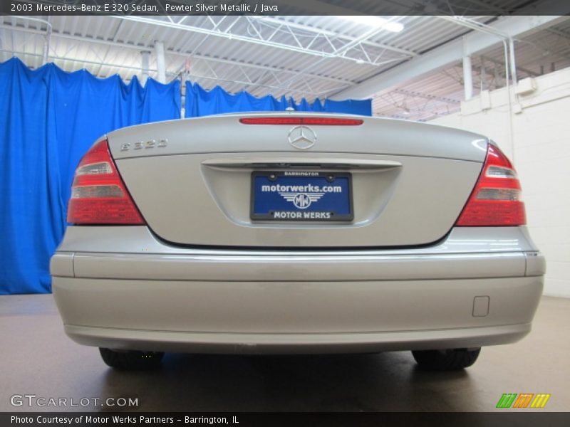 Pewter Silver Metallic / Java 2003 Mercedes-Benz E 320 Sedan