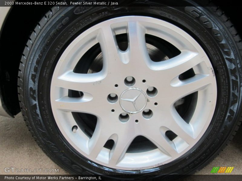 Pewter Silver Metallic / Java 2003 Mercedes-Benz E 320 Sedan