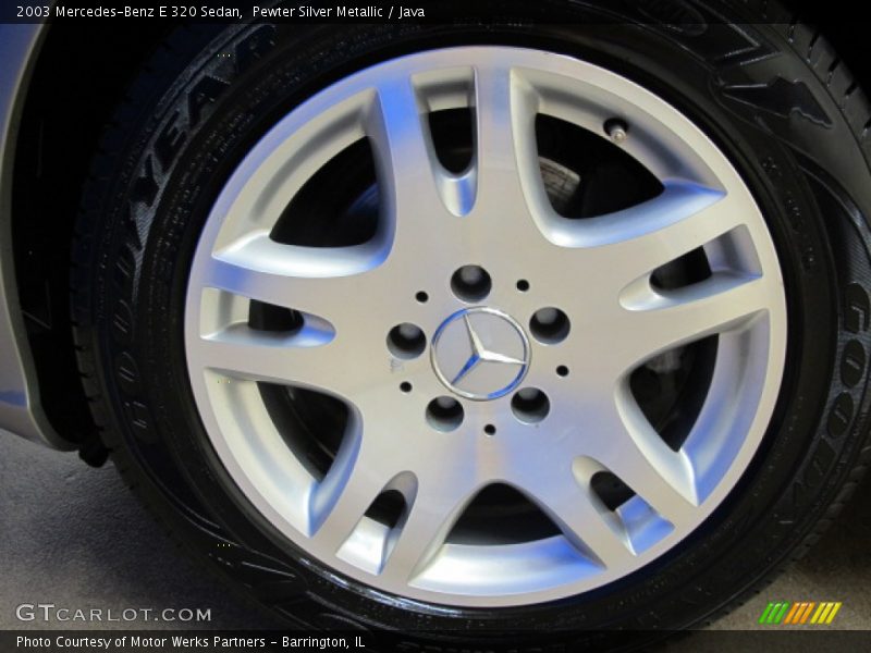Pewter Silver Metallic / Java 2003 Mercedes-Benz E 320 Sedan