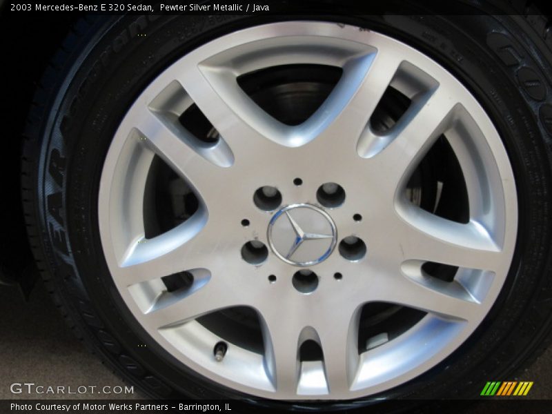 Pewter Silver Metallic / Java 2003 Mercedes-Benz E 320 Sedan