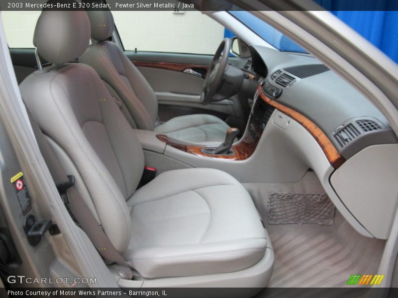 Pewter Silver Metallic / Java 2003 Mercedes-Benz E 320 Sedan
