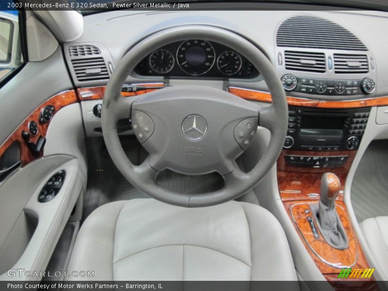 Pewter Silver Metallic / Java 2003 Mercedes-Benz E 320 Sedan