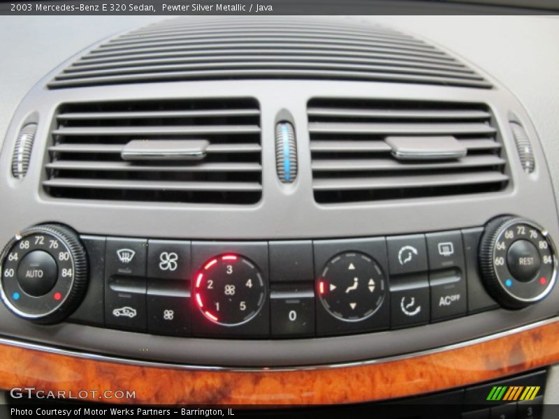 Pewter Silver Metallic / Java 2003 Mercedes-Benz E 320 Sedan