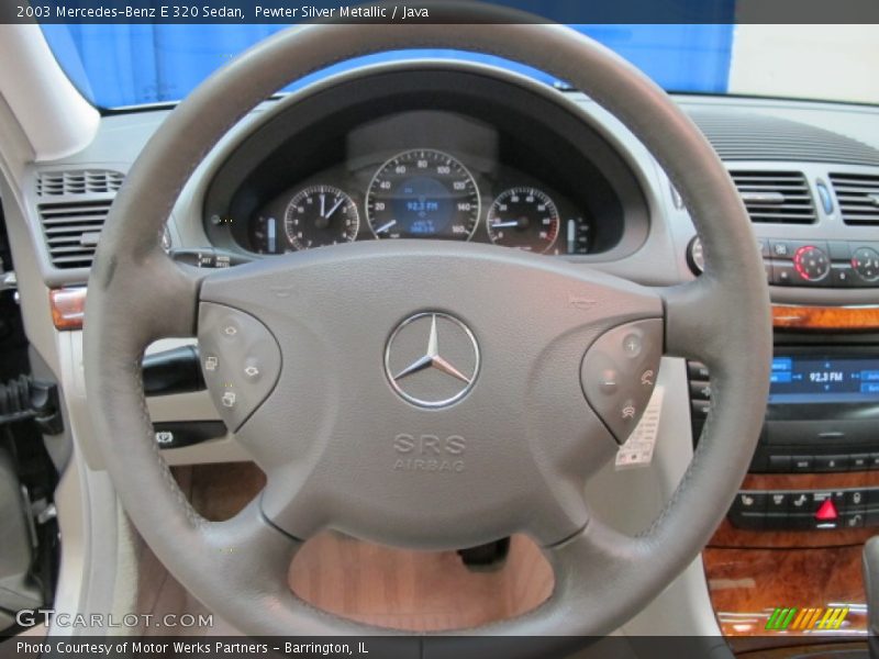 Pewter Silver Metallic / Java 2003 Mercedes-Benz E 320 Sedan
