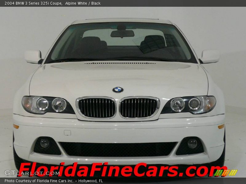 Alpine White / Black 2004 BMW 3 Series 325i Coupe