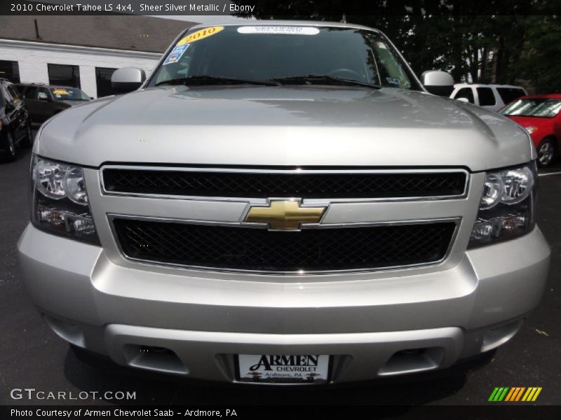 Sheer Silver Metallic / Ebony 2010 Chevrolet Tahoe LS 4x4