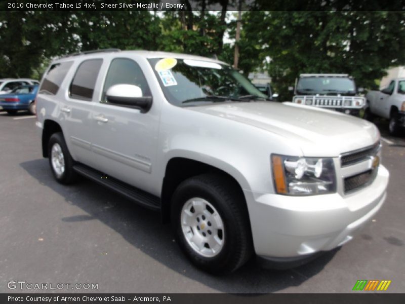 Sheer Silver Metallic / Ebony 2010 Chevrolet Tahoe LS 4x4