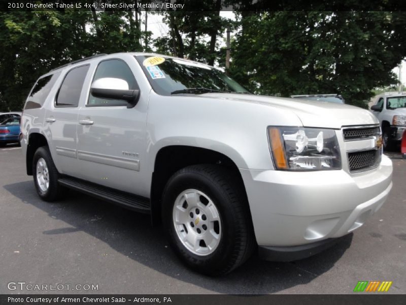 Sheer Silver Metallic / Ebony 2010 Chevrolet Tahoe LS 4x4