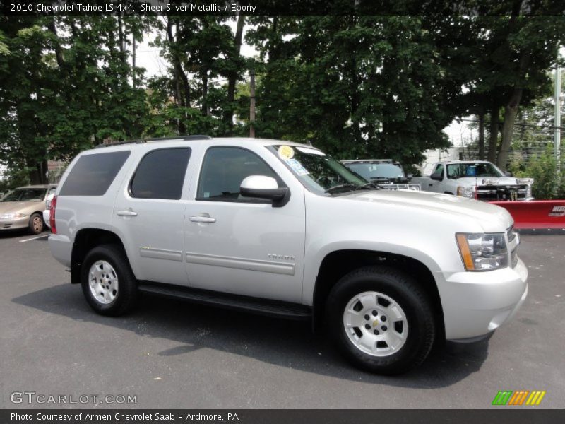 Sheer Silver Metallic / Ebony 2010 Chevrolet Tahoe LS 4x4
