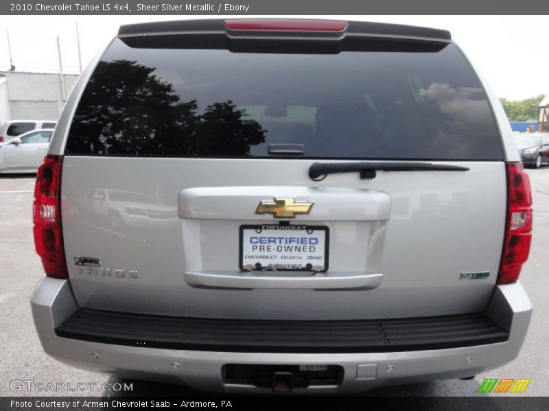 Sheer Silver Metallic / Ebony 2010 Chevrolet Tahoe LS 4x4