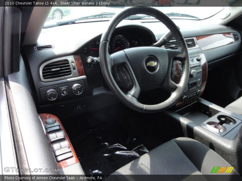 Sheer Silver Metallic / Ebony 2010 Chevrolet Tahoe LS 4x4