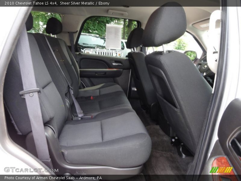 Rear Seat of 2010 Tahoe LS 4x4