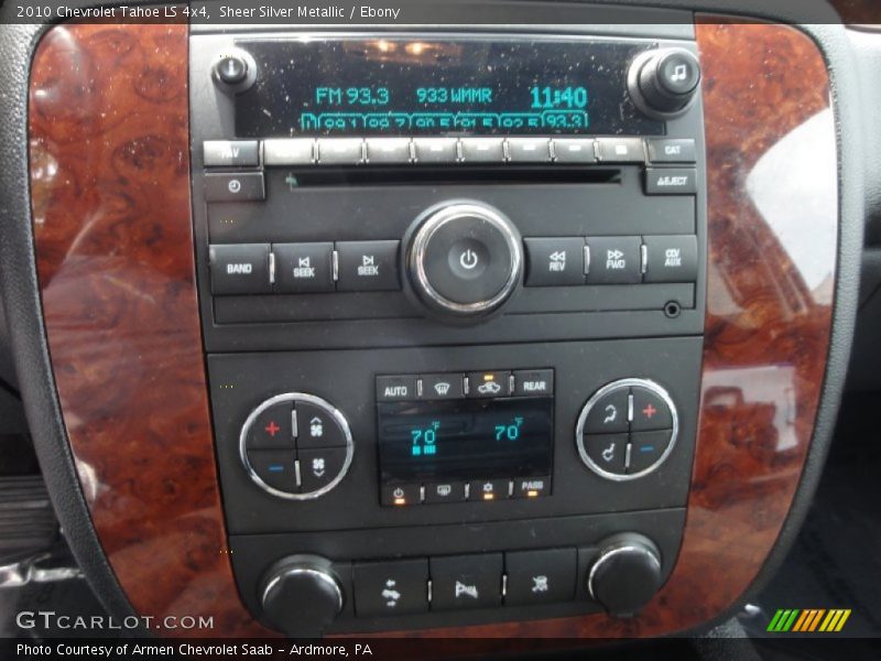 Controls of 2010 Tahoe LS 4x4