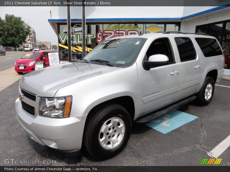 Sheer Silver Metallic / Ebony 2011 Chevrolet Suburban LT 4x4