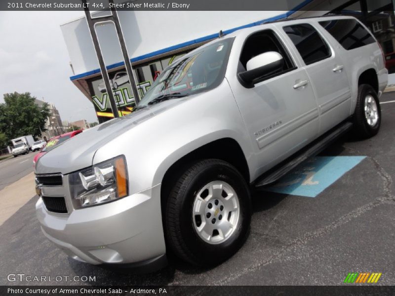 Sheer Silver Metallic / Ebony 2011 Chevrolet Suburban LT 4x4
