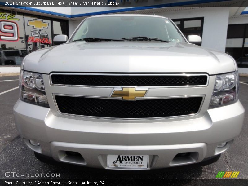 Sheer Silver Metallic / Ebony 2011 Chevrolet Suburban LT 4x4