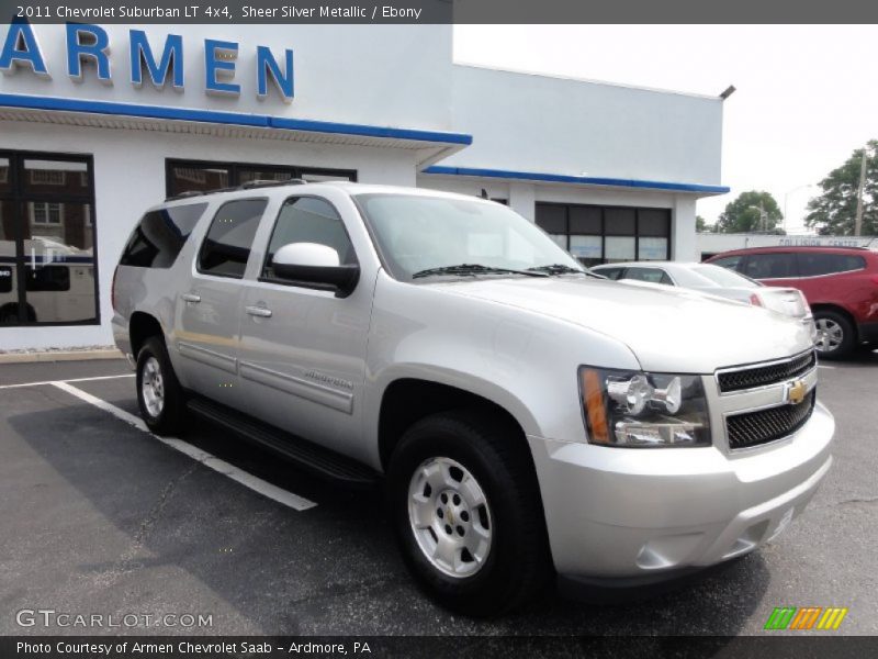 Sheer Silver Metallic / Ebony 2011 Chevrolet Suburban LT 4x4