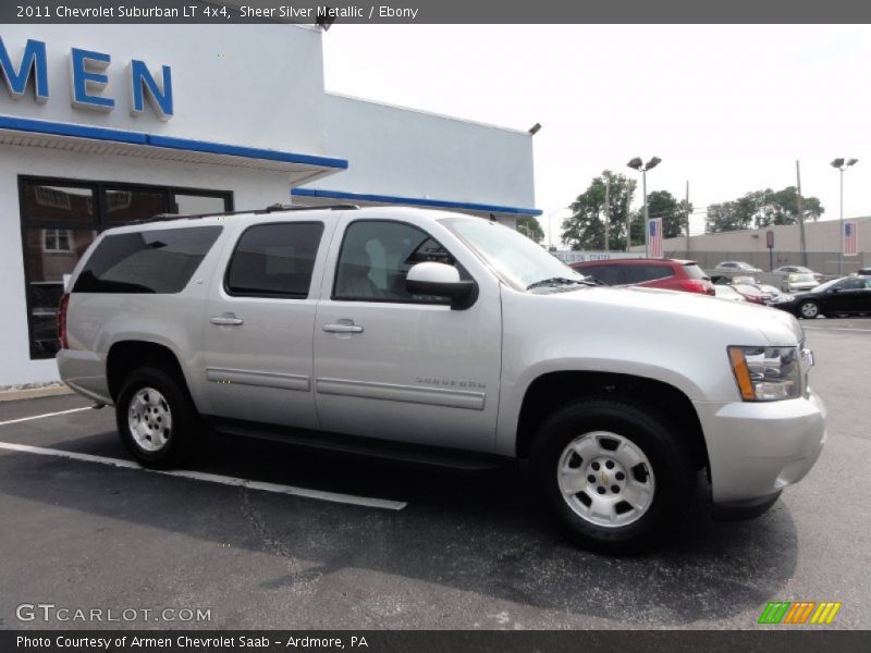 Sheer Silver Metallic / Ebony 2011 Chevrolet Suburban LT 4x4
