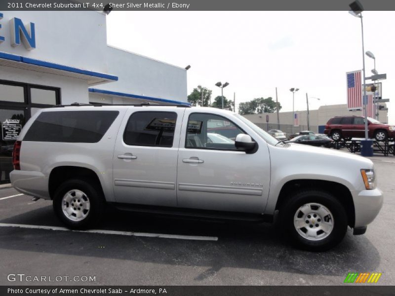 Sheer Silver Metallic / Ebony 2011 Chevrolet Suburban LT 4x4