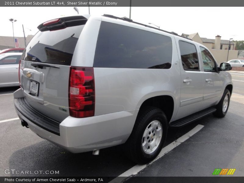 Sheer Silver Metallic / Ebony 2011 Chevrolet Suburban LT 4x4