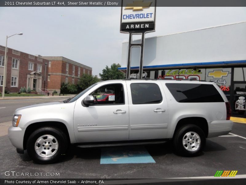 Sheer Silver Metallic / Ebony 2011 Chevrolet Suburban LT 4x4