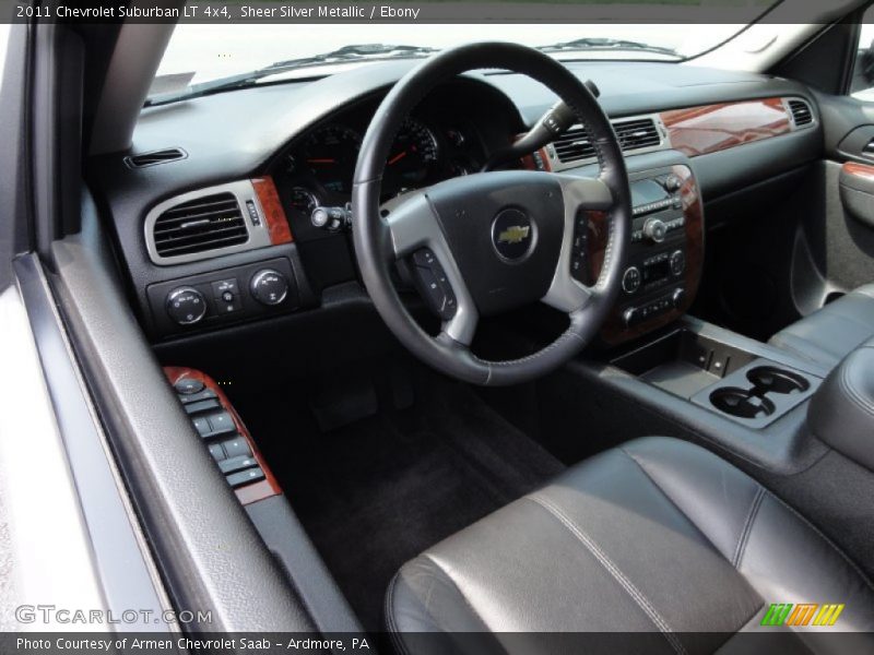 Sheer Silver Metallic / Ebony 2011 Chevrolet Suburban LT 4x4