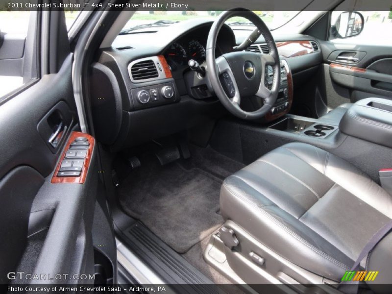 Sheer Silver Metallic / Ebony 2011 Chevrolet Suburban LT 4x4