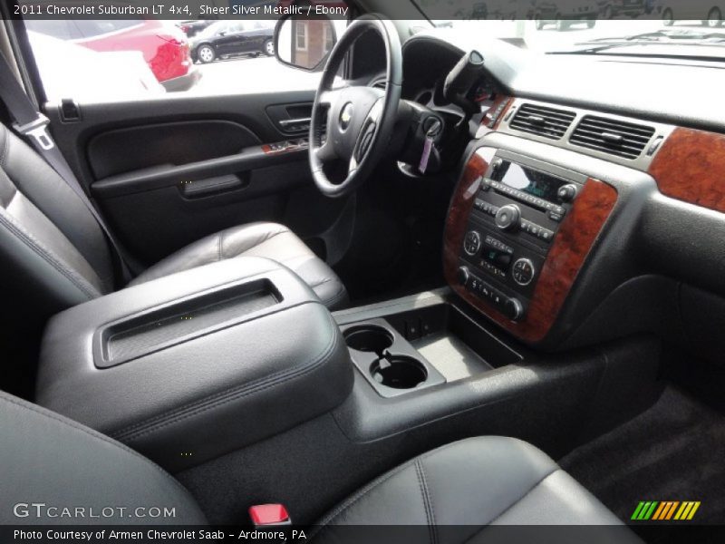Sheer Silver Metallic / Ebony 2011 Chevrolet Suburban LT 4x4