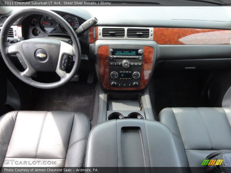 Sheer Silver Metallic / Ebony 2011 Chevrolet Suburban LT 4x4