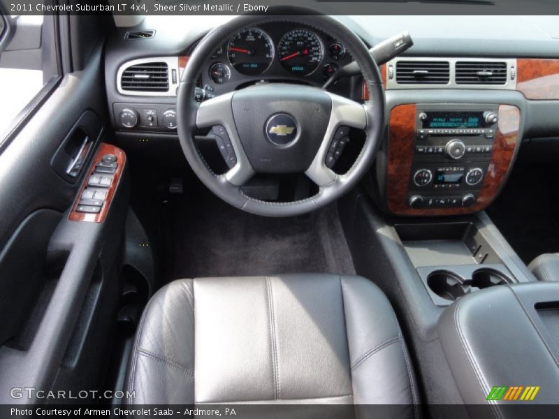 Sheer Silver Metallic / Ebony 2011 Chevrolet Suburban LT 4x4