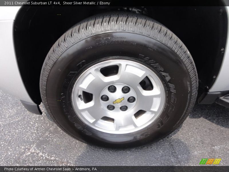 Sheer Silver Metallic / Ebony 2011 Chevrolet Suburban LT 4x4