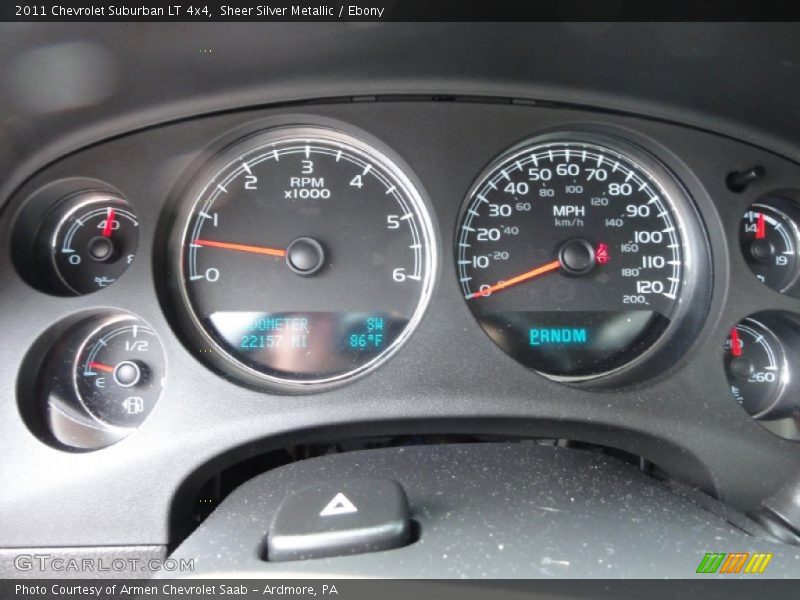 Sheer Silver Metallic / Ebony 2011 Chevrolet Suburban LT 4x4