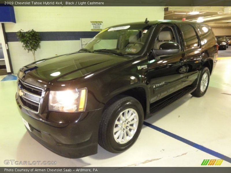 Black / Light Cashmere 2009 Chevrolet Tahoe Hybrid 4x4