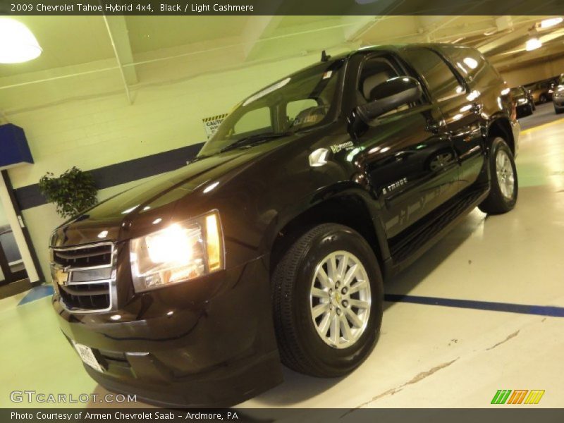 Black / Light Cashmere 2009 Chevrolet Tahoe Hybrid 4x4