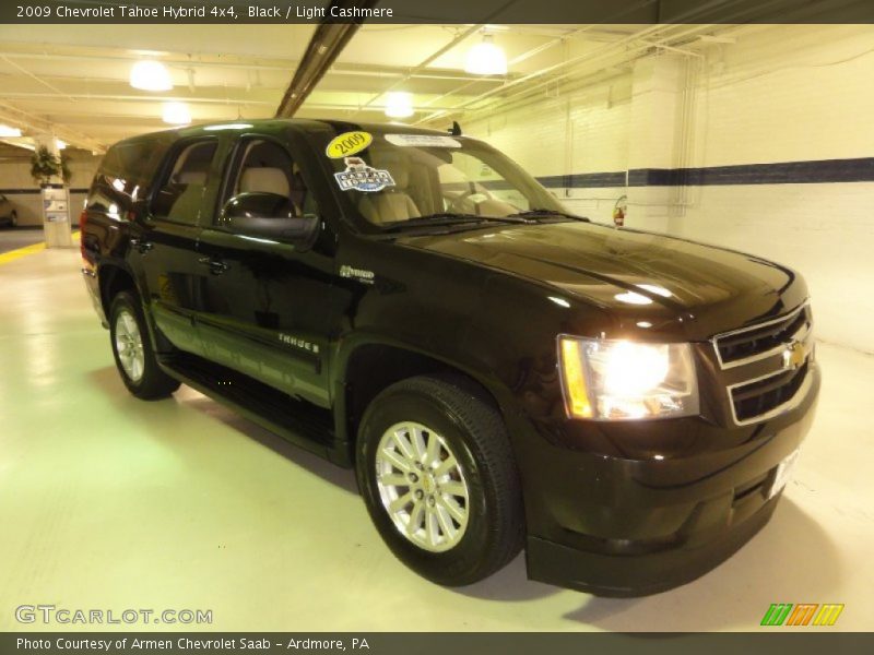 Black / Light Cashmere 2009 Chevrolet Tahoe Hybrid 4x4