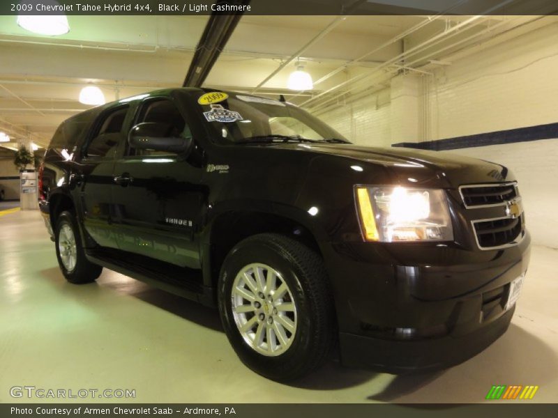 Black / Light Cashmere 2009 Chevrolet Tahoe Hybrid 4x4