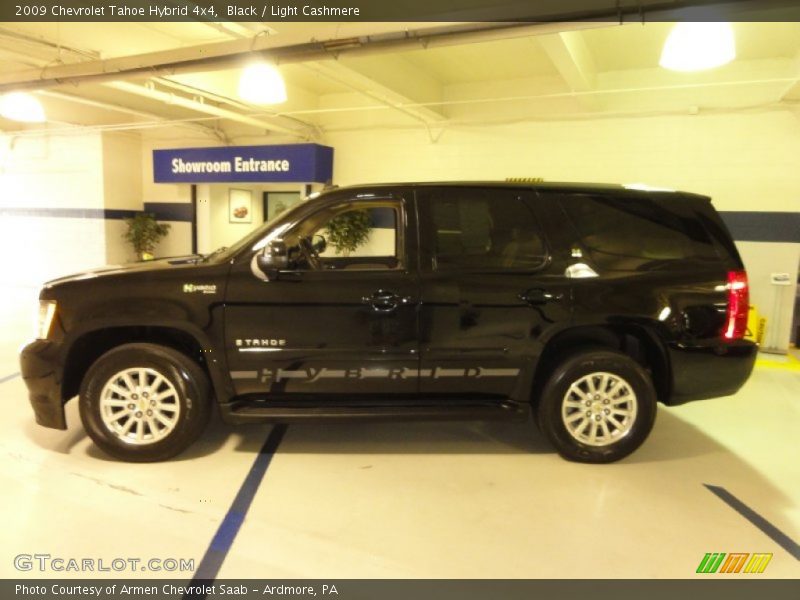 Black / Light Cashmere 2009 Chevrolet Tahoe Hybrid 4x4