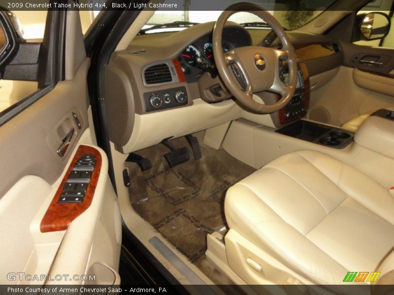 Black / Light Cashmere 2009 Chevrolet Tahoe Hybrid 4x4