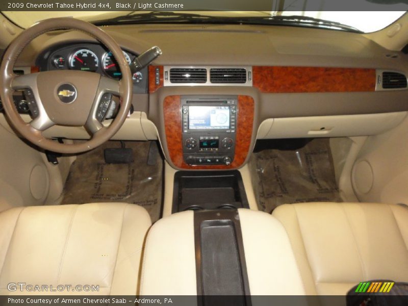 Black / Light Cashmere 2009 Chevrolet Tahoe Hybrid 4x4