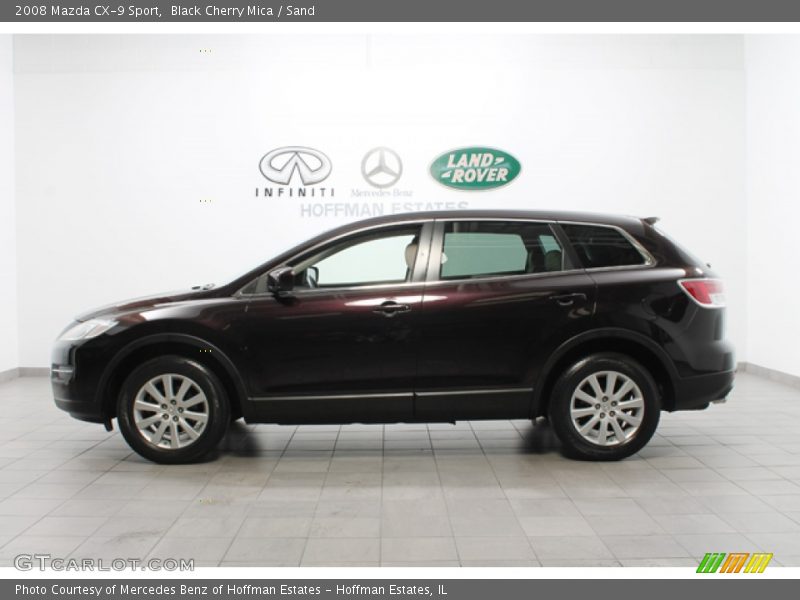 Black Cherry Mica / Sand 2008 Mazda CX-9 Sport