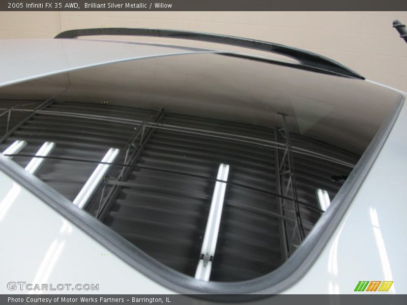 Brilliant Silver Metallic / Willow 2005 Infiniti FX 35 AWD
