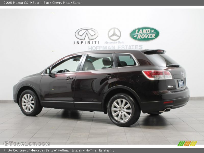 Black Cherry Mica / Sand 2008 Mazda CX-9 Sport