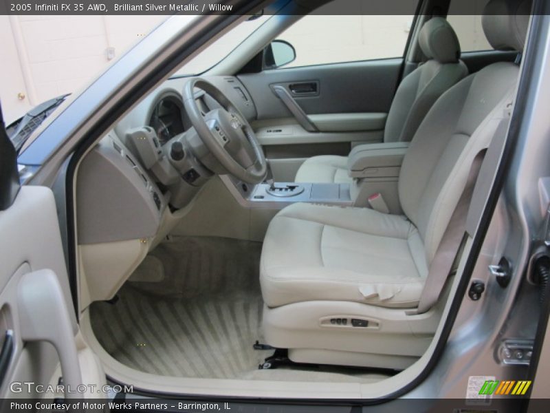 Front Seat of 2005 FX 35 AWD