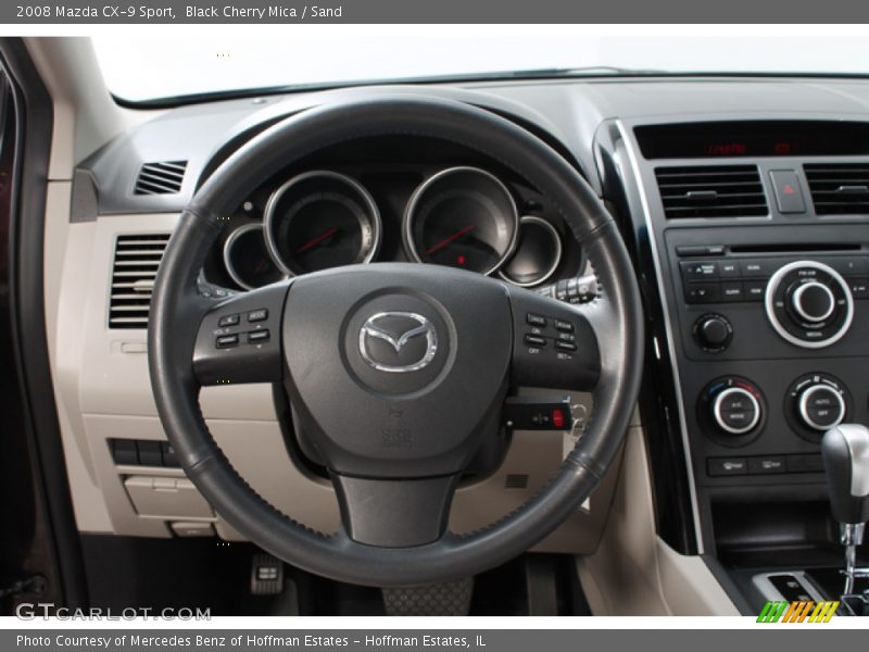 Black Cherry Mica / Sand 2008 Mazda CX-9 Sport