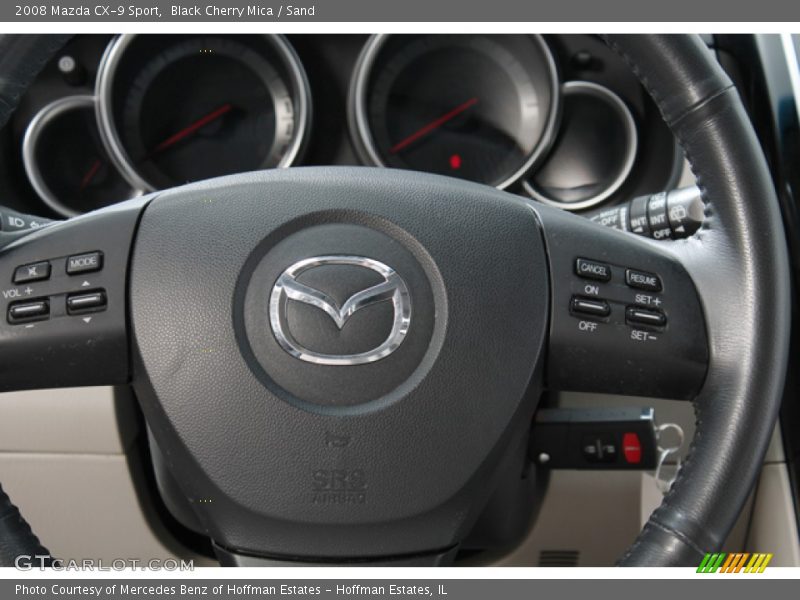 Black Cherry Mica / Sand 2008 Mazda CX-9 Sport