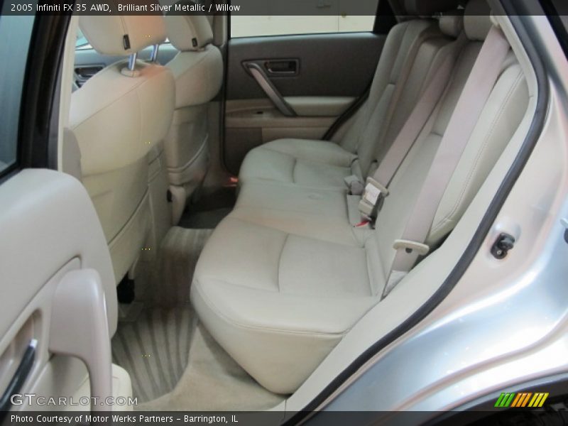 Rear Seat of 2005 FX 35 AWD