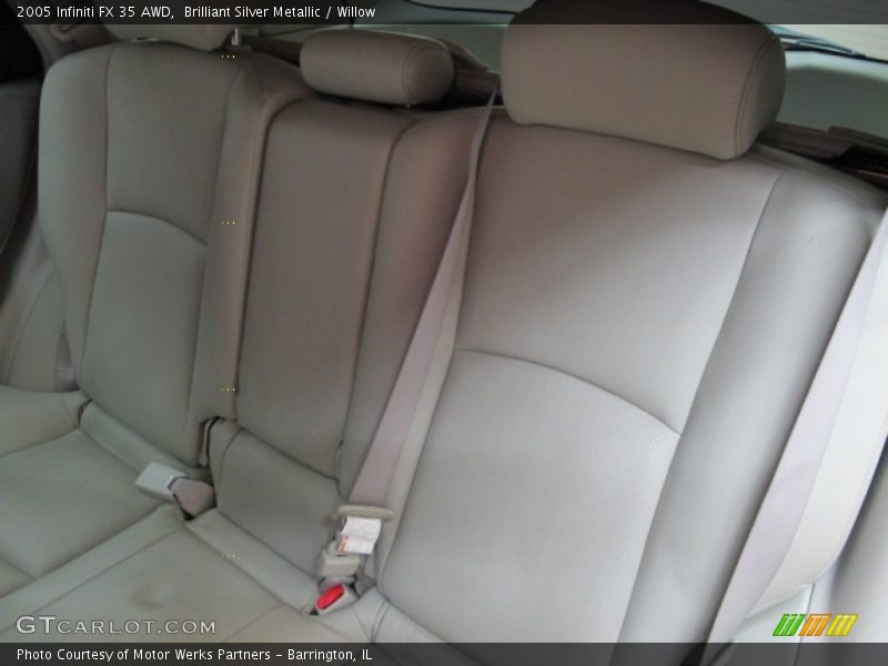 Brilliant Silver Metallic / Willow 2005 Infiniti FX 35 AWD